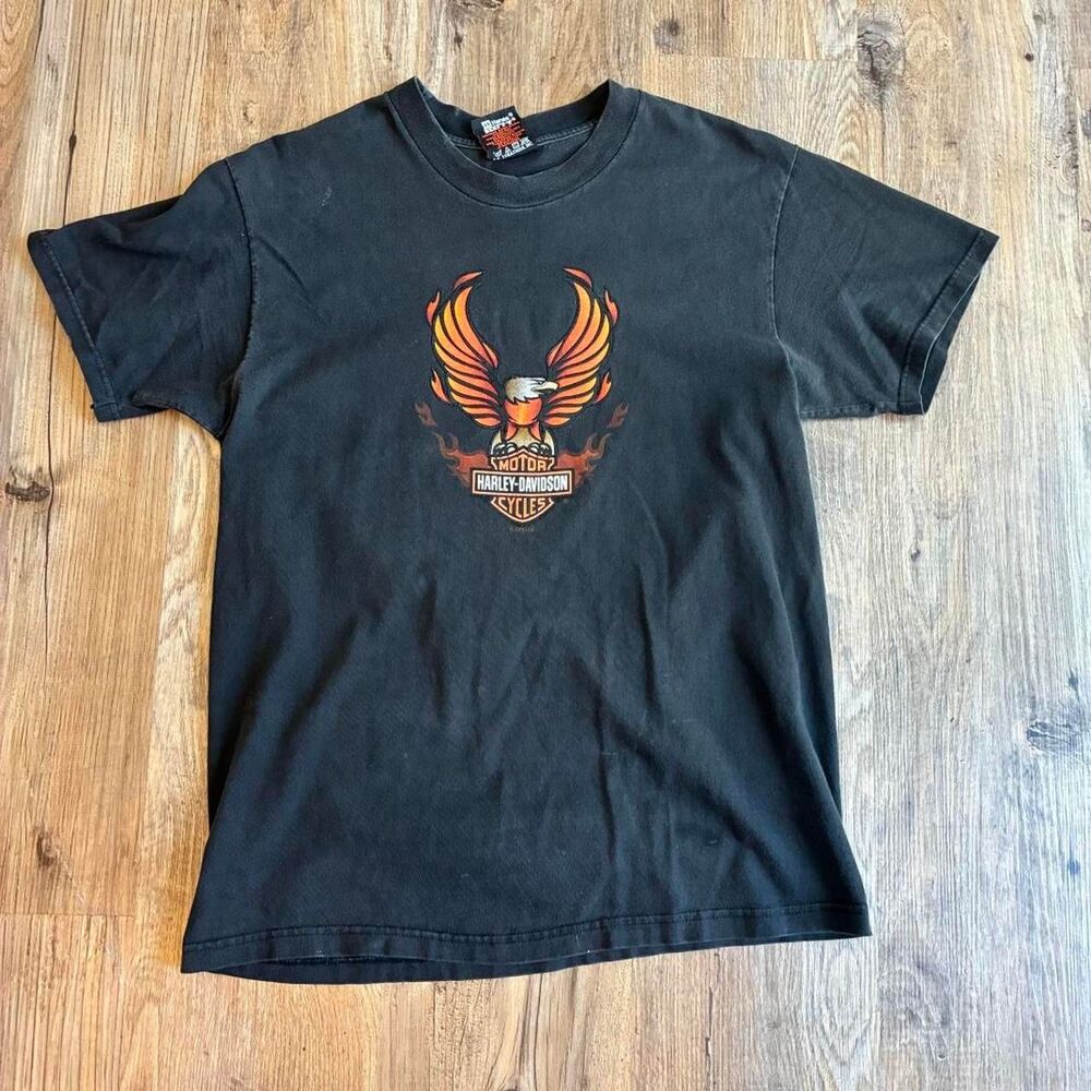 Harley-davidson Men's Black T-shirt
